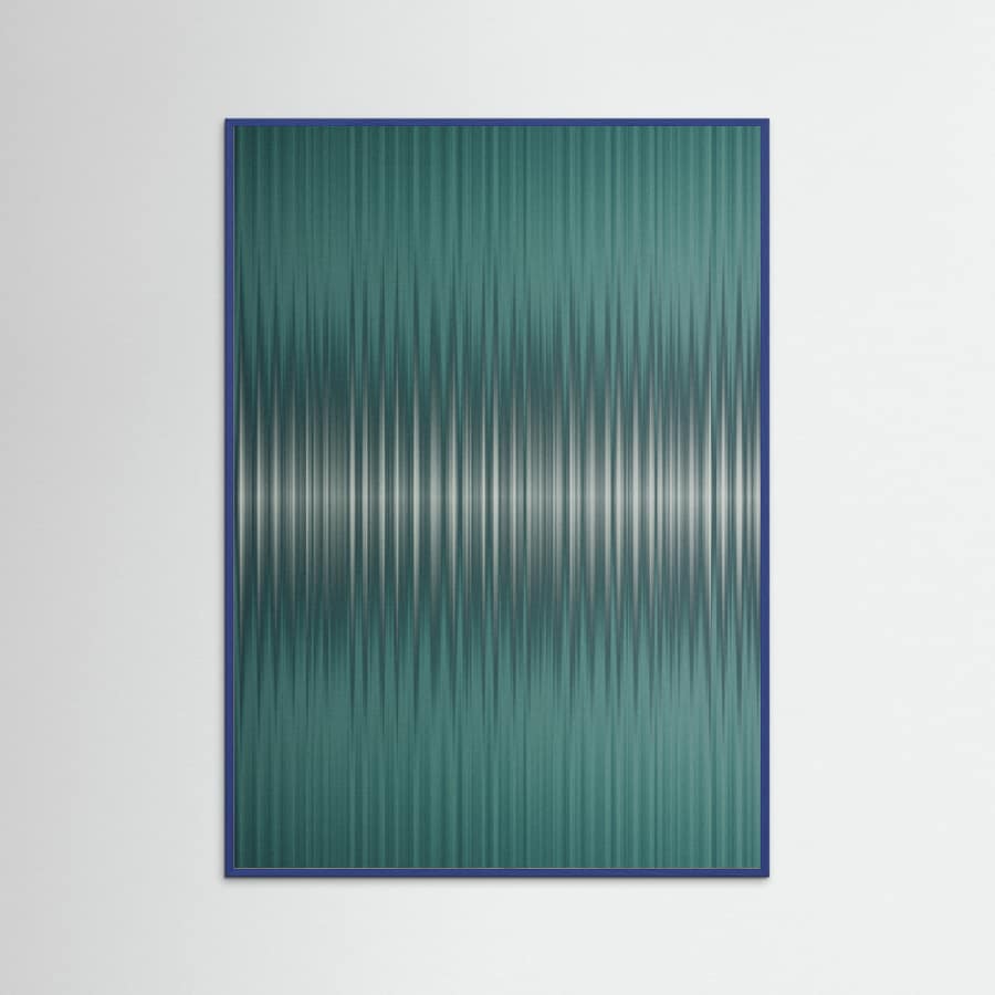 Póster Euphoria - Green and White – póster e impresión artística