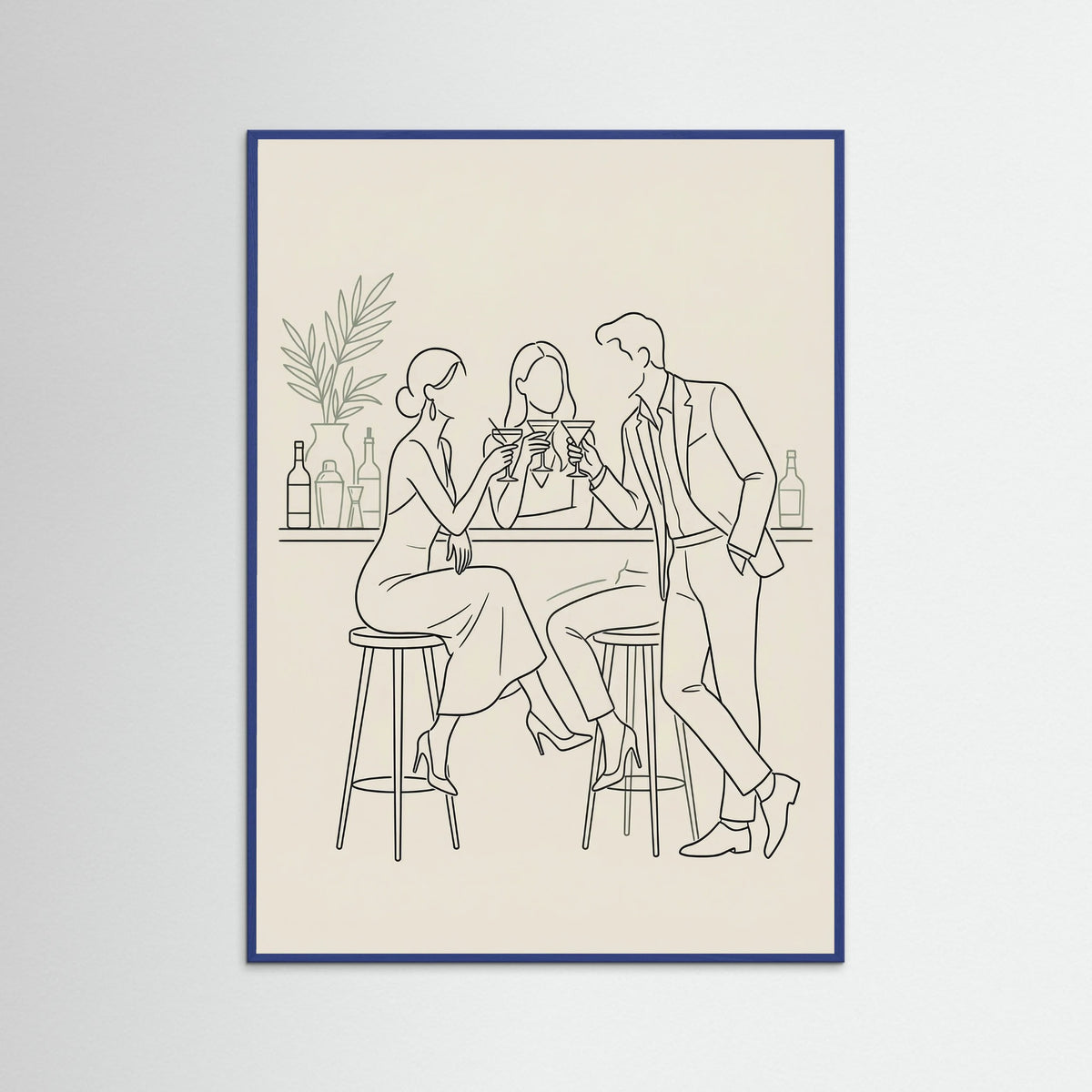 Blue Wood Evening Cheers