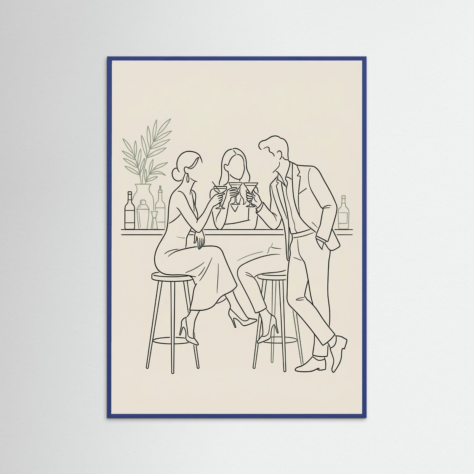 Blue Wood Evening Cheers