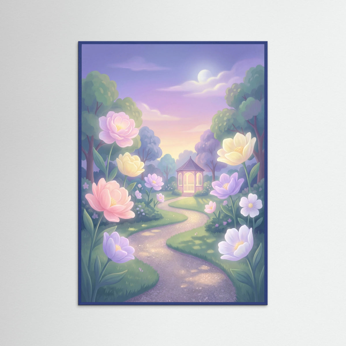 Blue Wood Evening Garden Glow