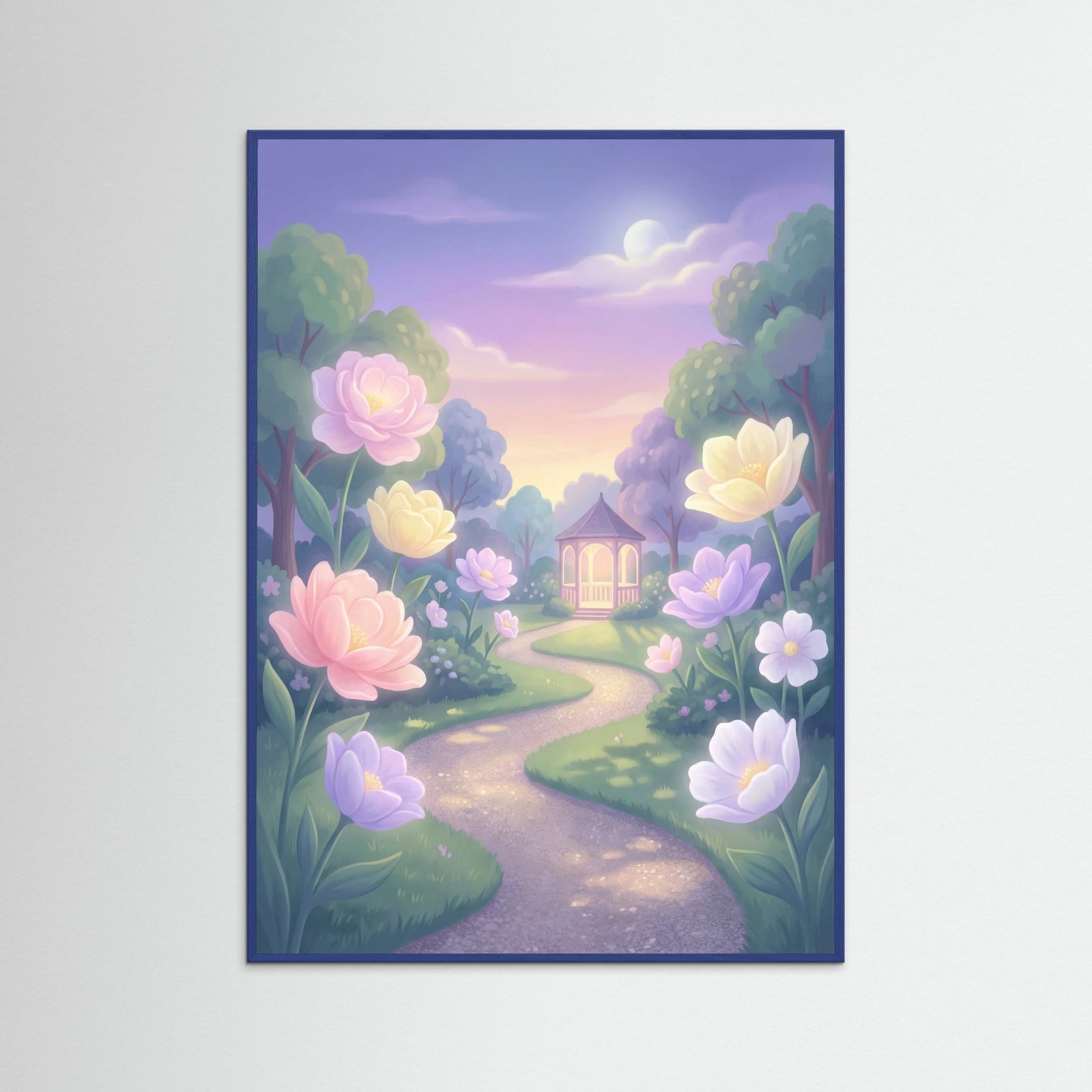 Blue Wood Evening Garden Glow