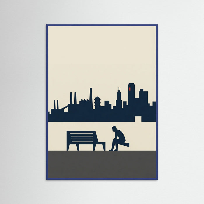 Blue Wood Everyday Silhouettes