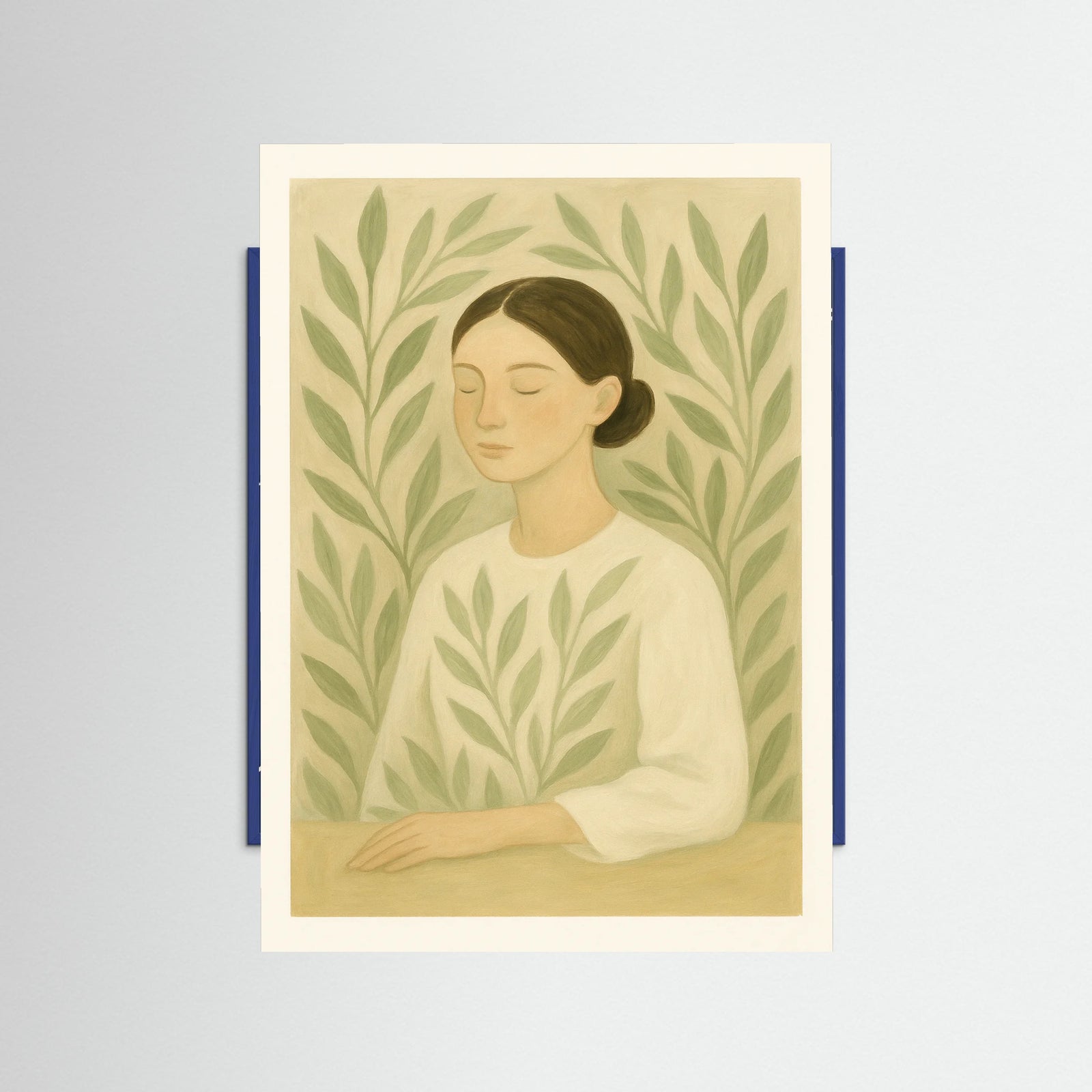 Blue Wood Faded Light