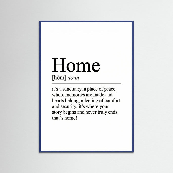 Blue Wood Family Definition Art