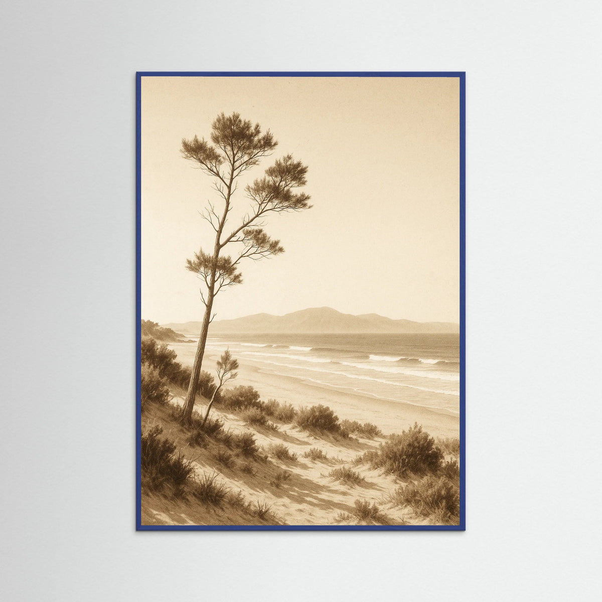 Blue Wood Feathered Wispers