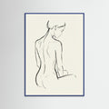 Blue Wood Feminine Form