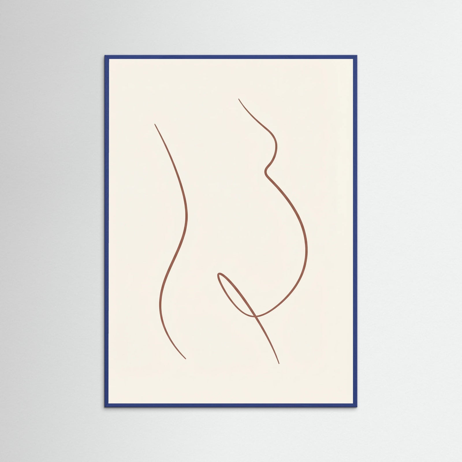 Blue Wood Feminine Forms