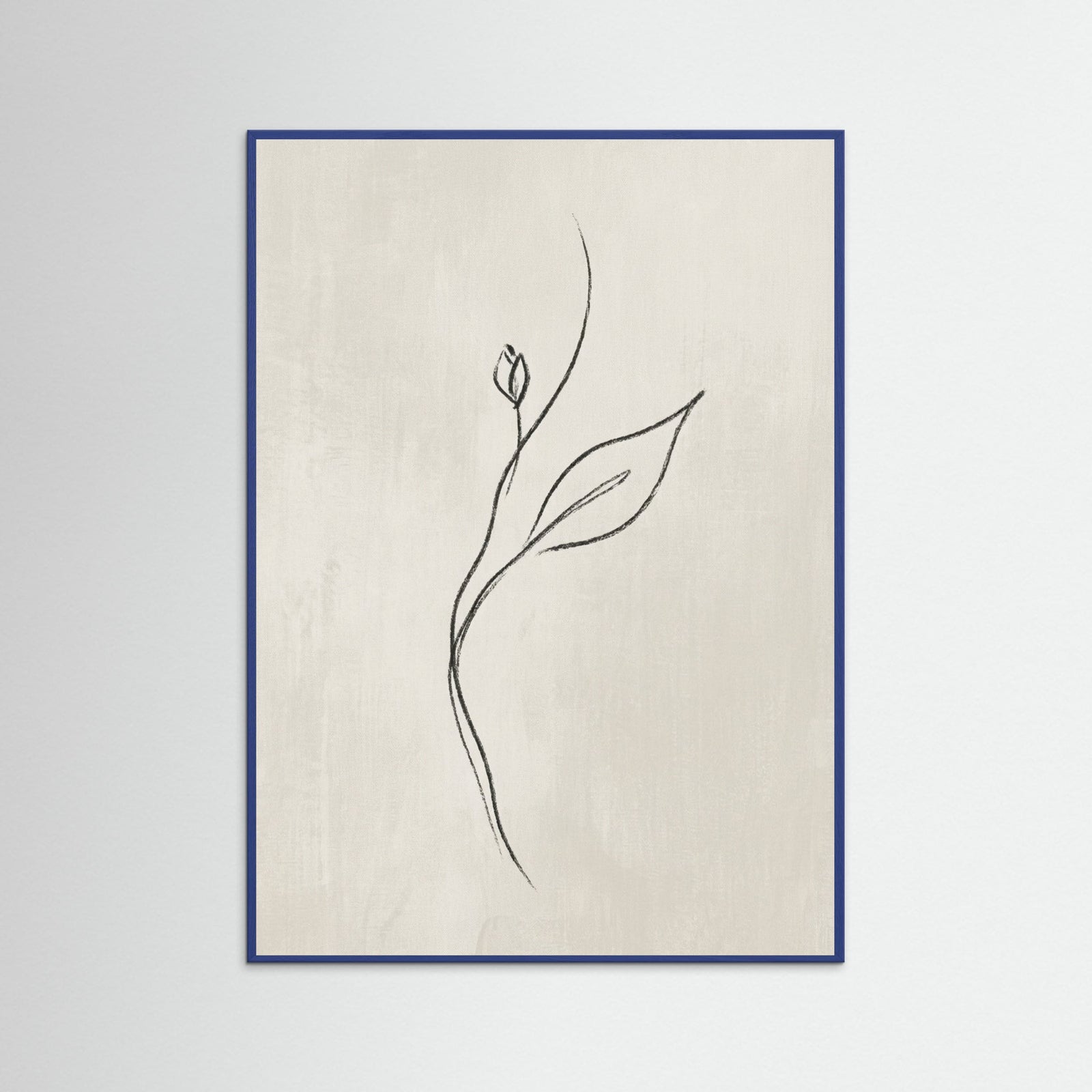 Blue Wood Feminine Silhouette