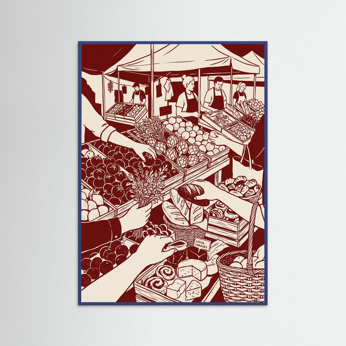 Festive Gathering – Poster und Kunstdruck
