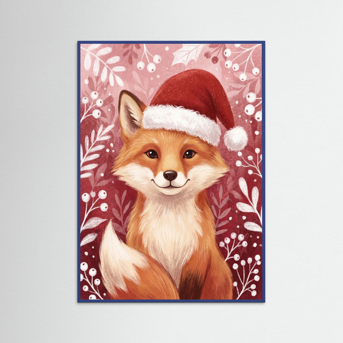 Blue Wood Festive Reindeer Girl