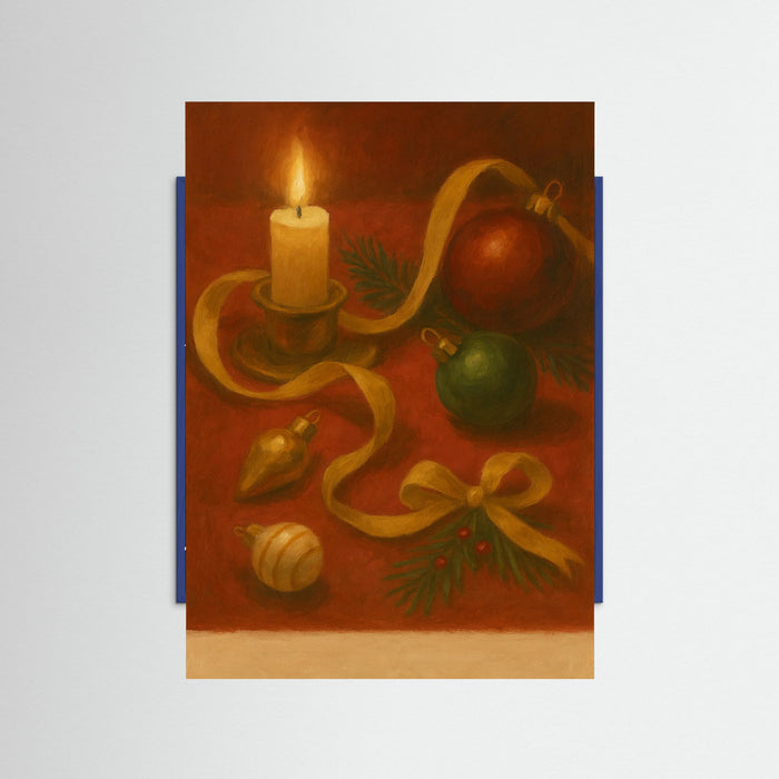 Blue Wood Festive Still Life