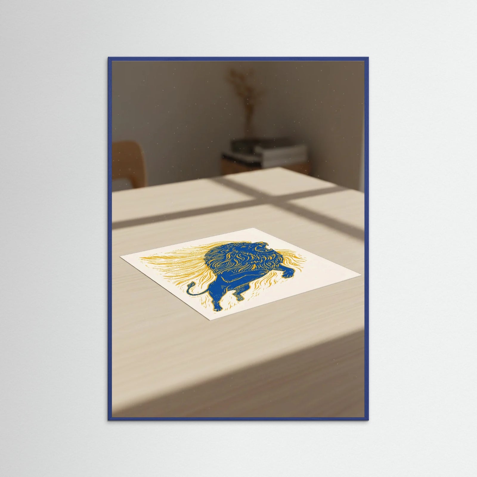 Blue Wood Fiery Flight