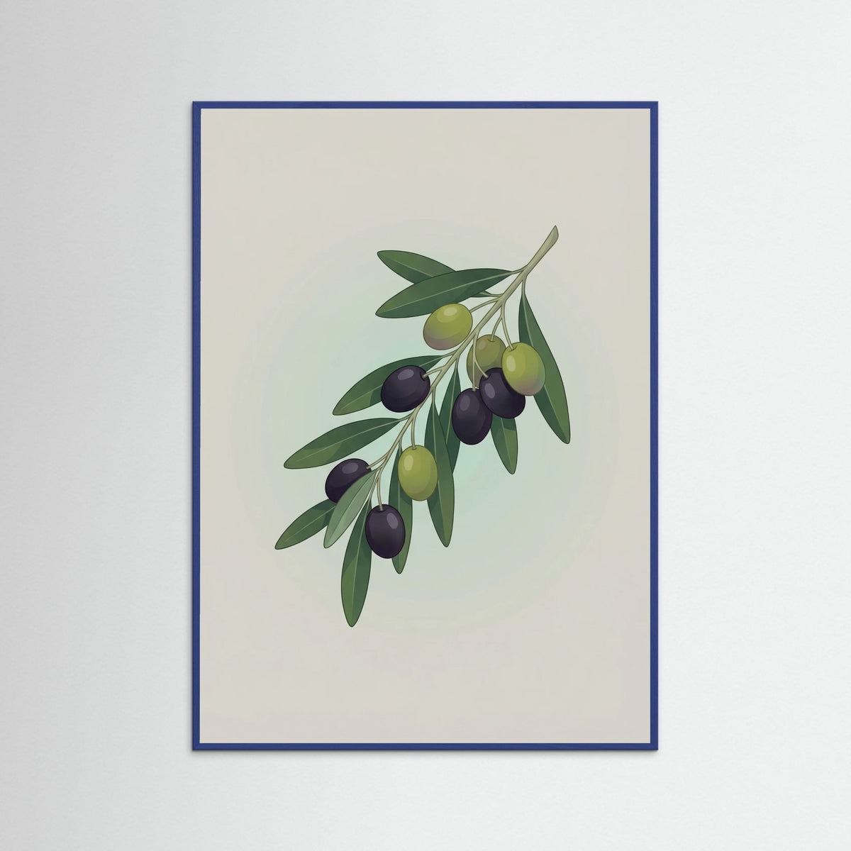 Blue Wood Fig Branch in Vase