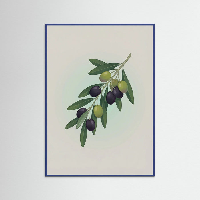 Blue Wood Fig Branch in Vase