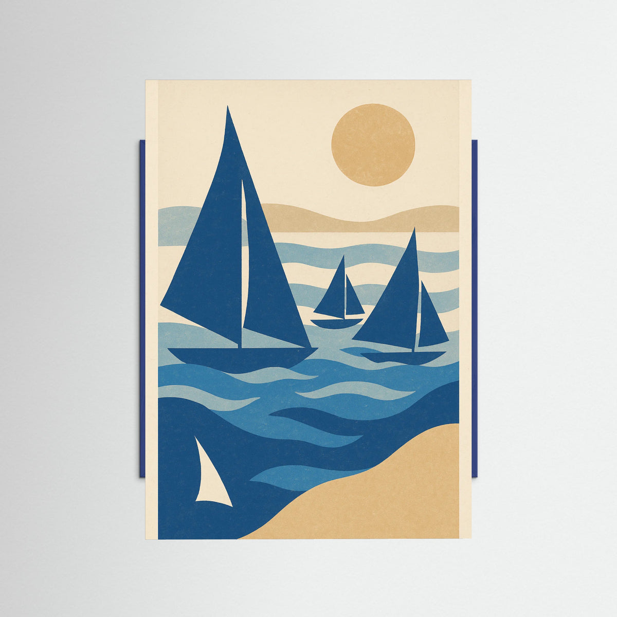 Blue Wood Figure Essence