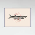 Fish In Geometrics Nº2 Poster – plakat og kunsttryk