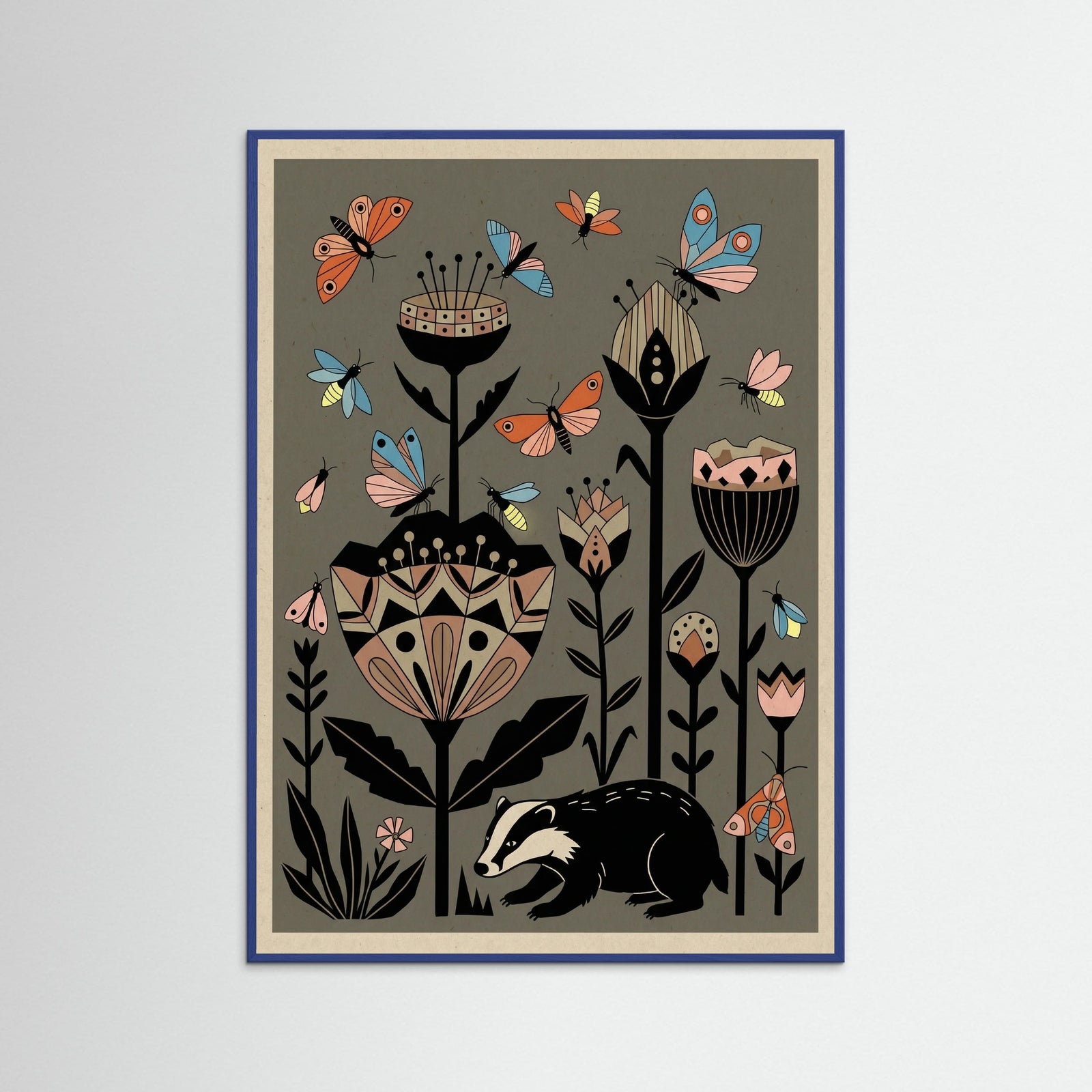 Blue Wood Flight of Fancy