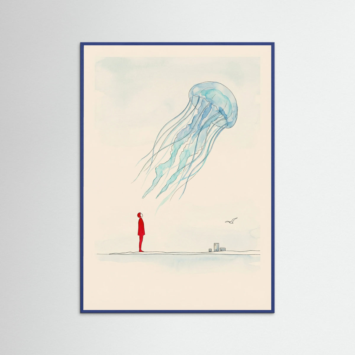 Blue Wood Floating Home Swimmer