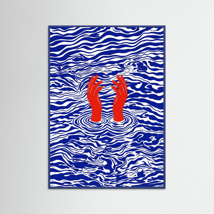 Blue Wood Floating Reverie