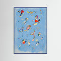 Blue Wood Floating Whimsy