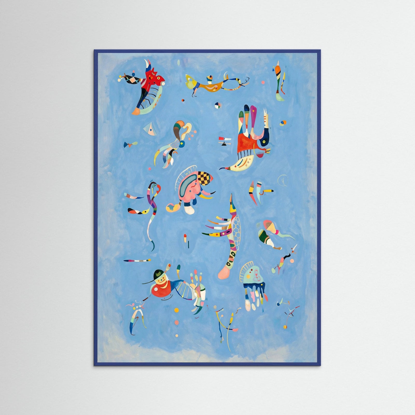 Blue Wood Floating Whimsy