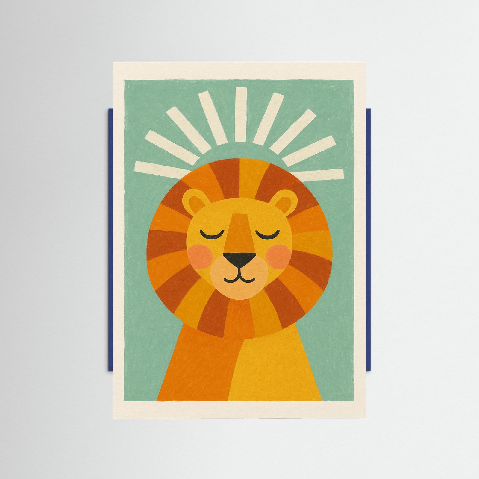 Blue Wood Floral Dreamscape