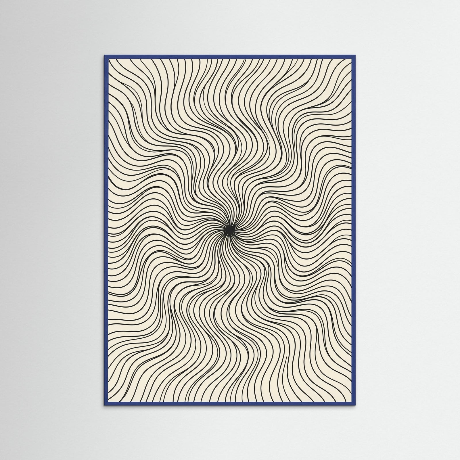 Blue Wood Flowing Embrace