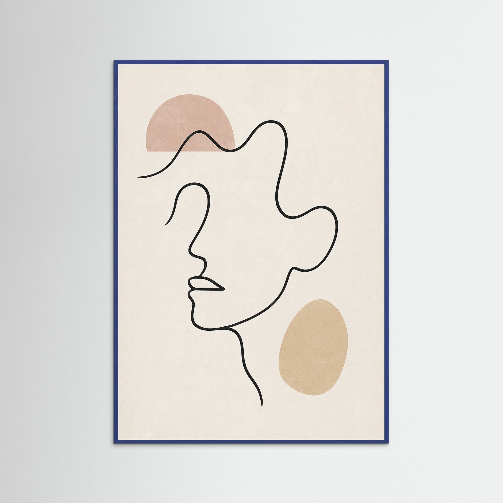 Blue Wood Flowing Expression
