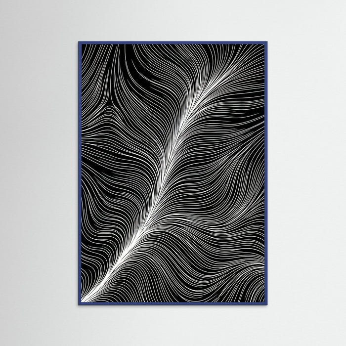 Blue Wood Flowing Rhythms