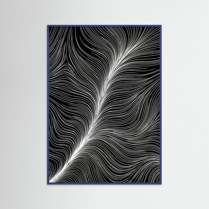 Blue Wood Flowing Rhythms