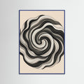 Blue Wood Flowing Strands