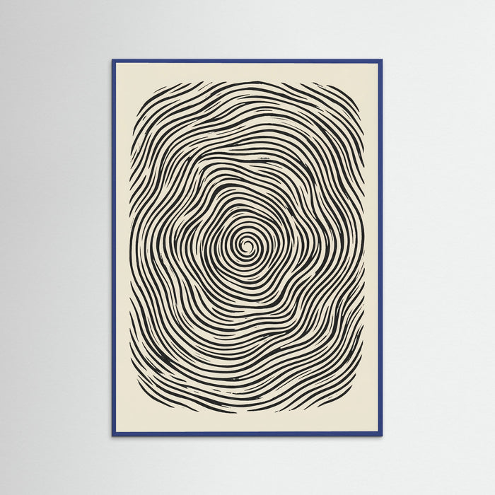Blue Wood Flowing Strands