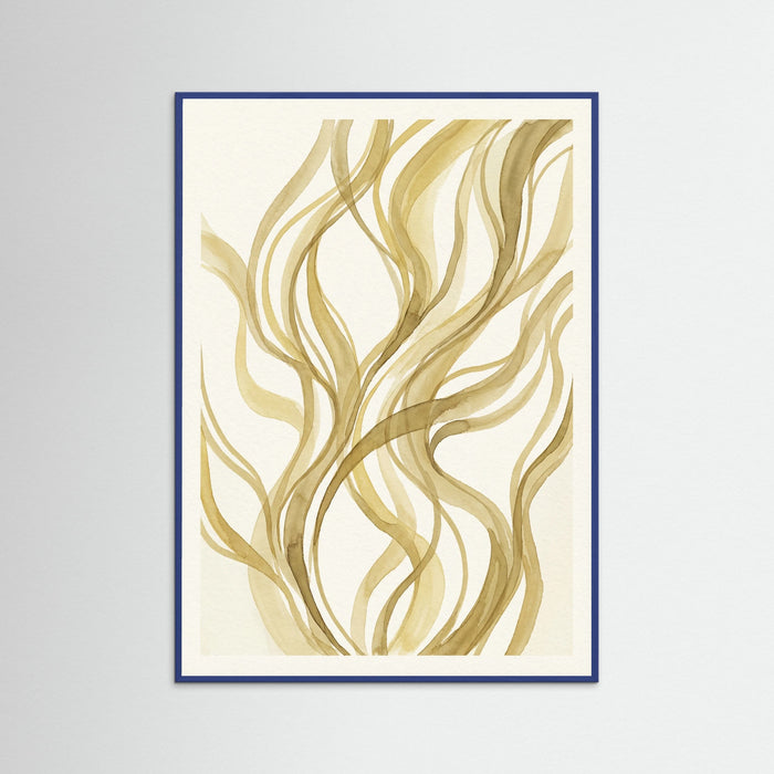 Blue Wood Fluid Bloom