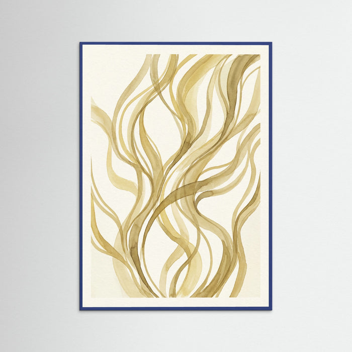 Blue Wood Fluid Bloom
