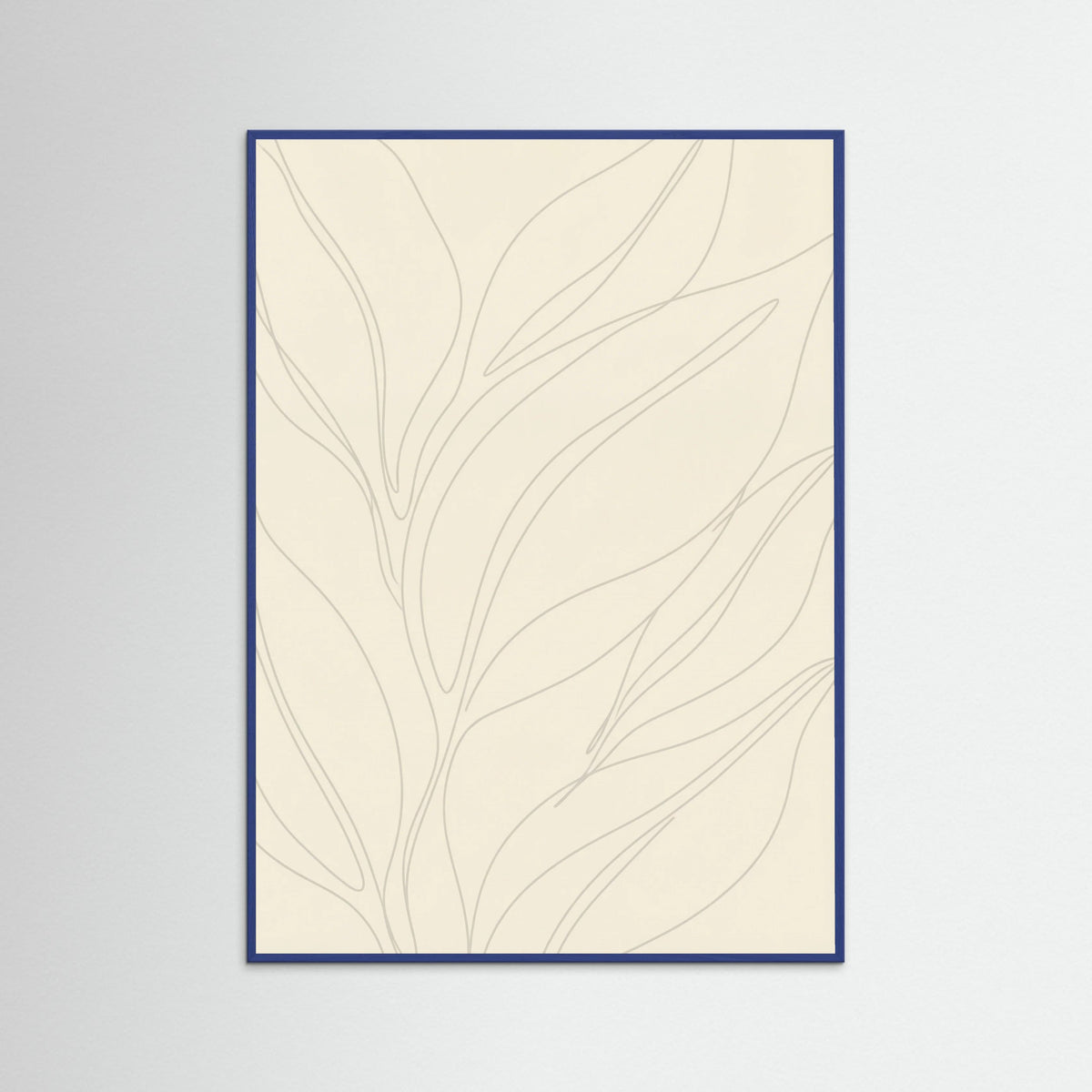 Blue Wood Fluid Contours