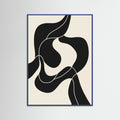 Blue Wood Fluid Forms