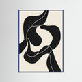 Blue Wood Fluid Forms
