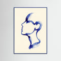 Blue Wood Fluid Gaze