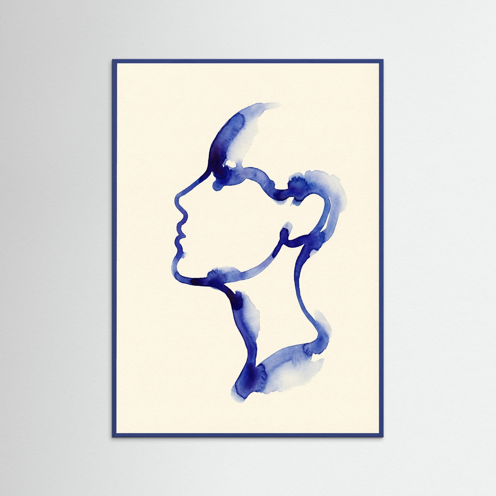 Blue Wood Fluid Gaze