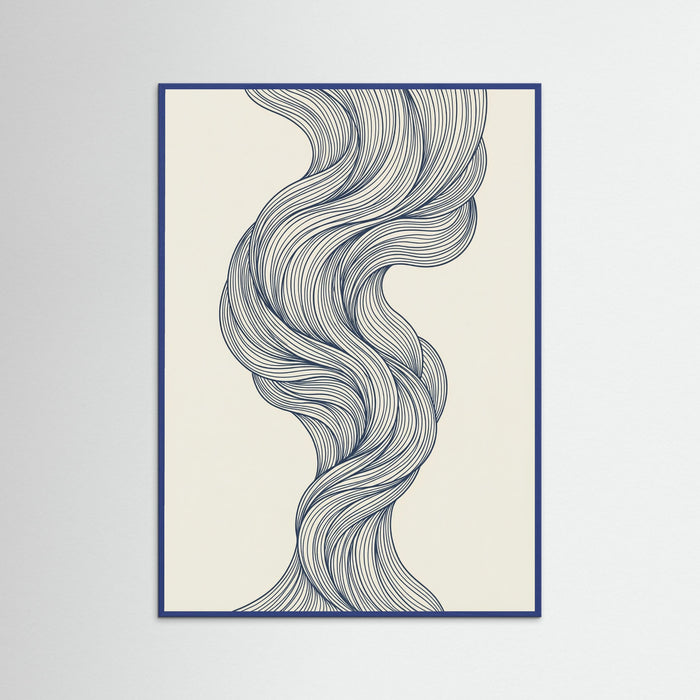 Blue Wood Fluid Intertwine