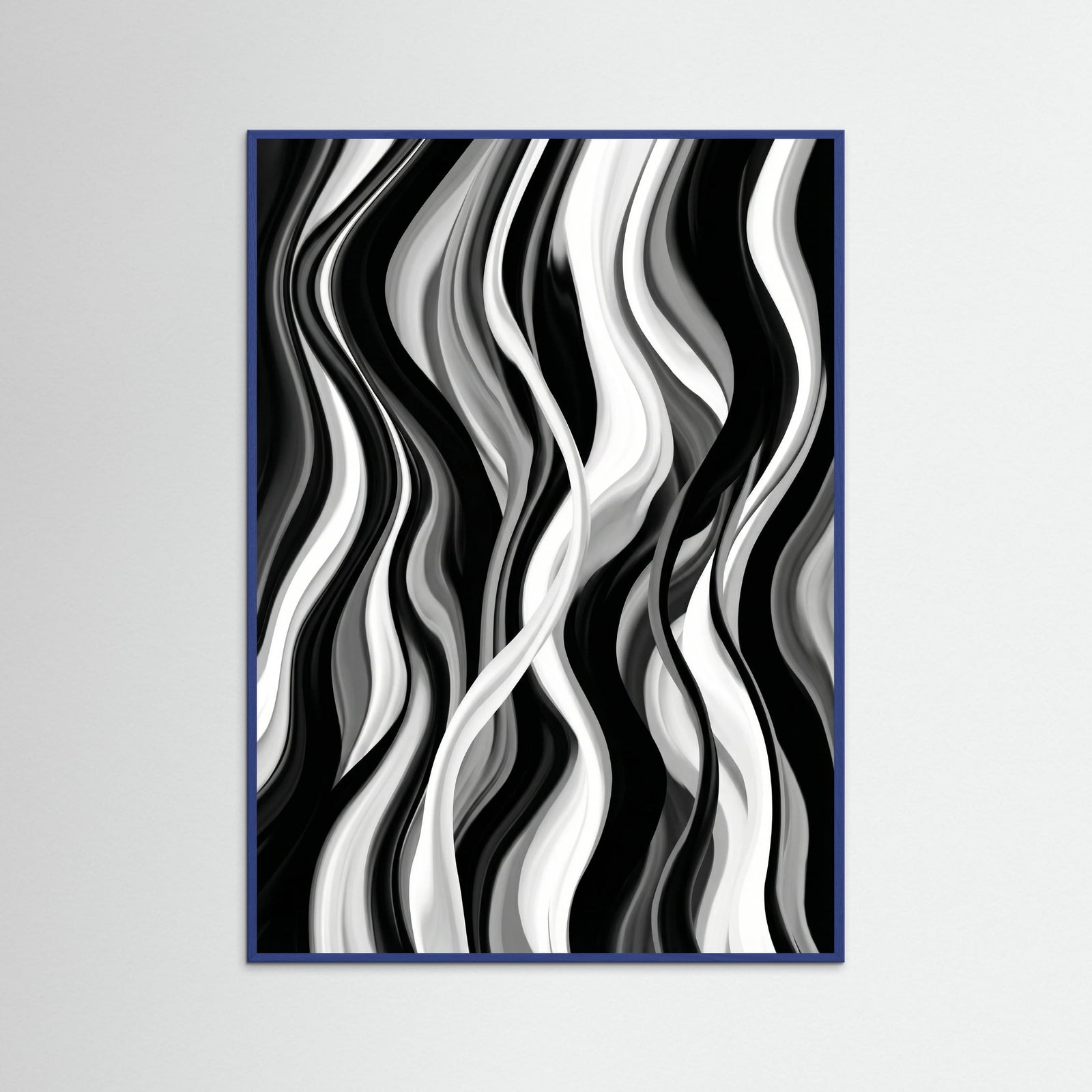 Blue Wood Fluid Rhythms