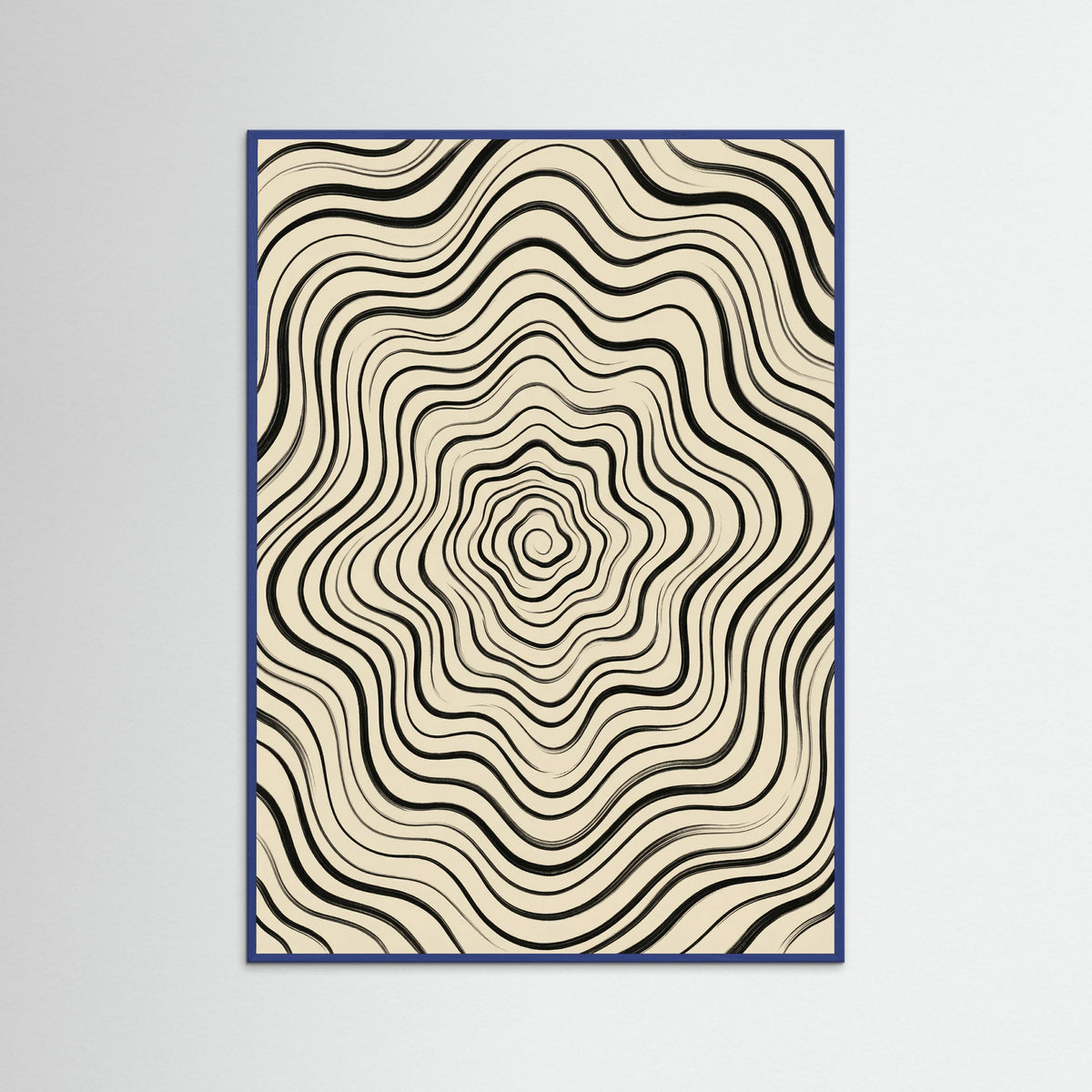 Blue Wood Fluid Stripes