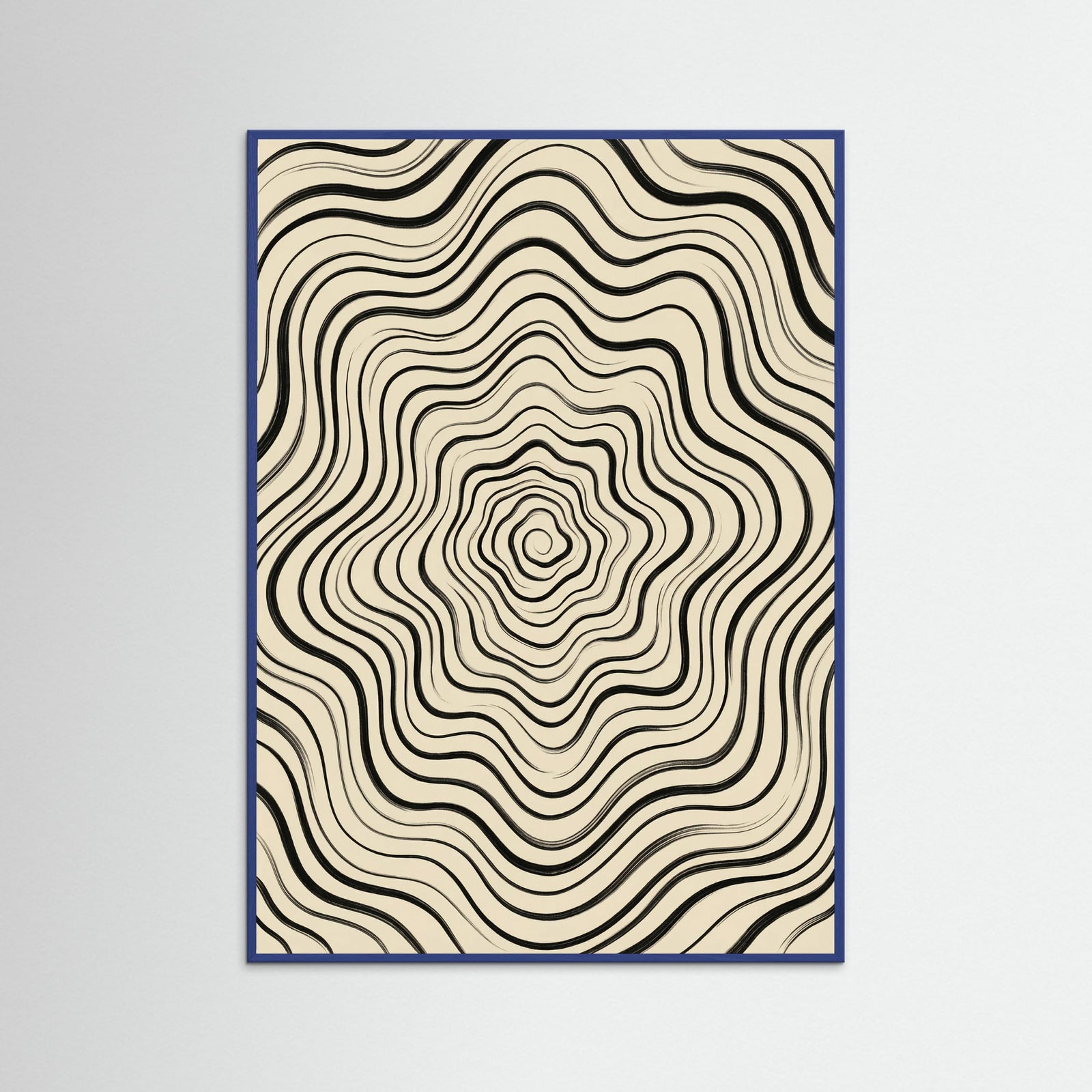 Blue Wood Fluid Stripes