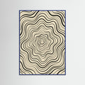 Blue Wood Fluid Stripes