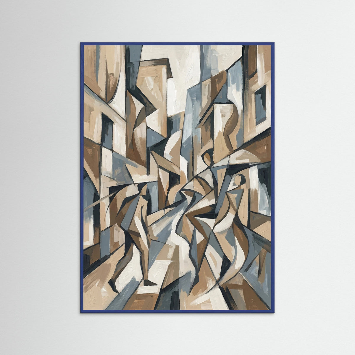 Blue Wood Fragmented Narratives