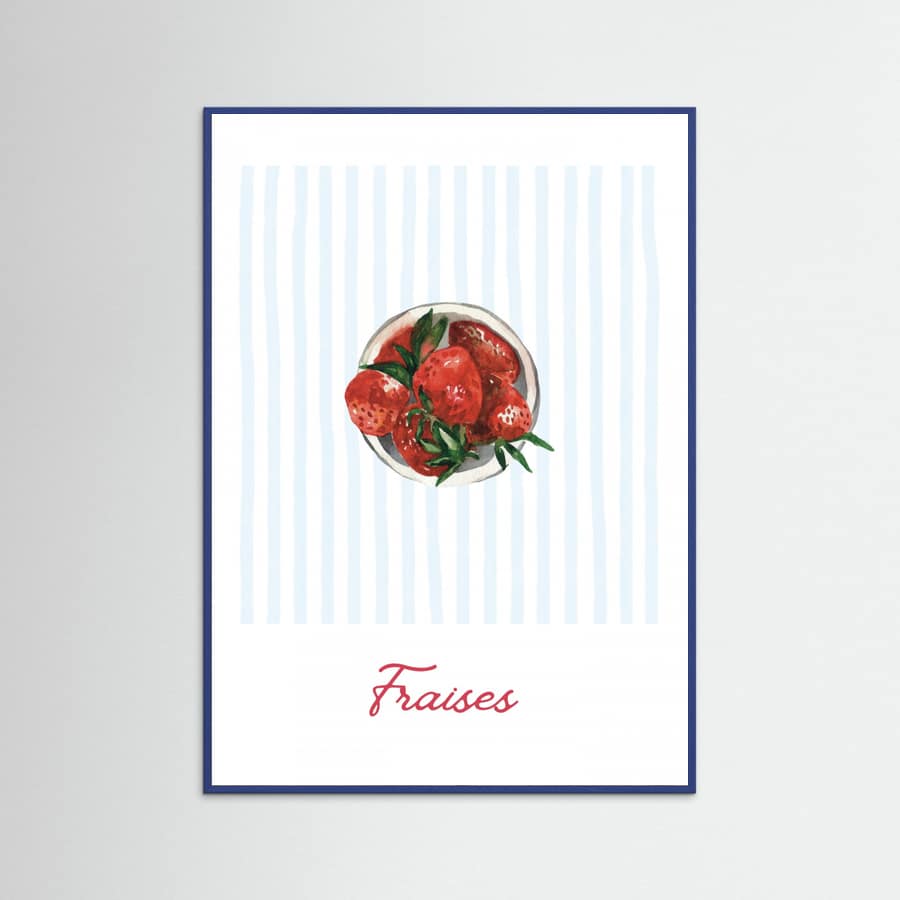 Fraise Poster – plakat og kunsttryk