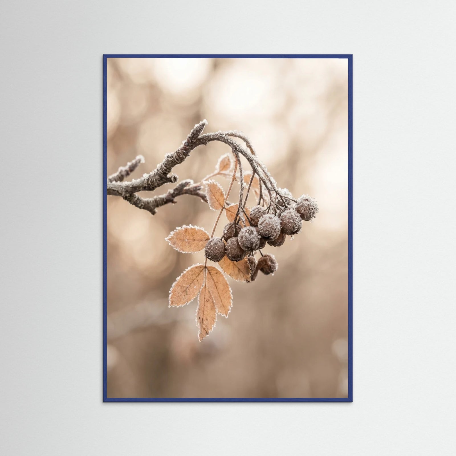 Blue Wood Frosted Serenity