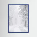 Blue Wood Frozen Calm