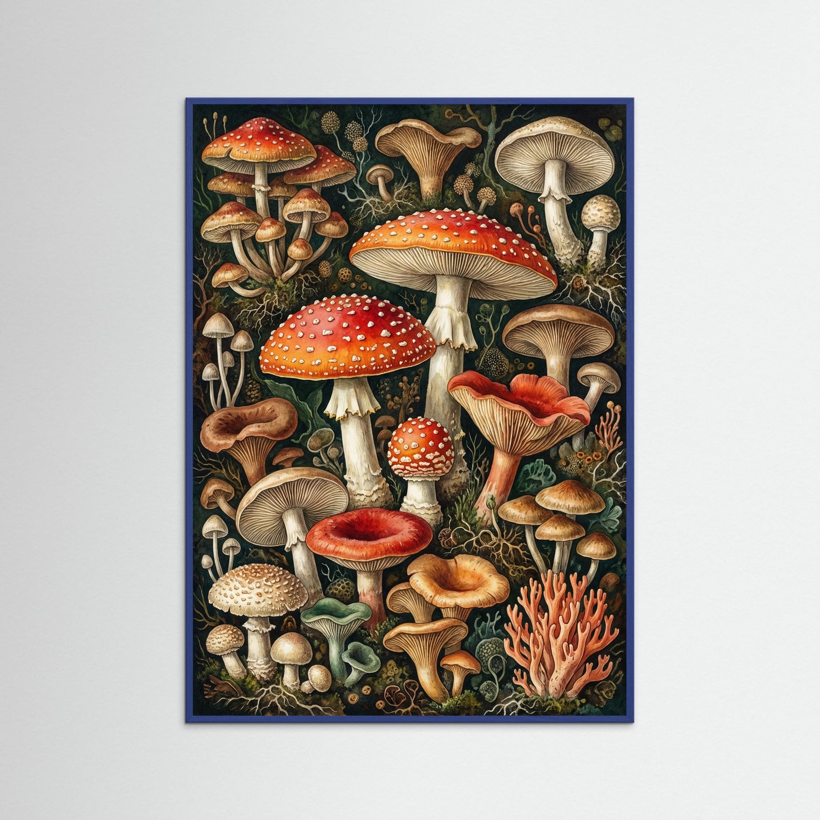 Blue Wood Fungal Fantasy