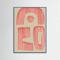Blue Wood GEO Balance Object Poster